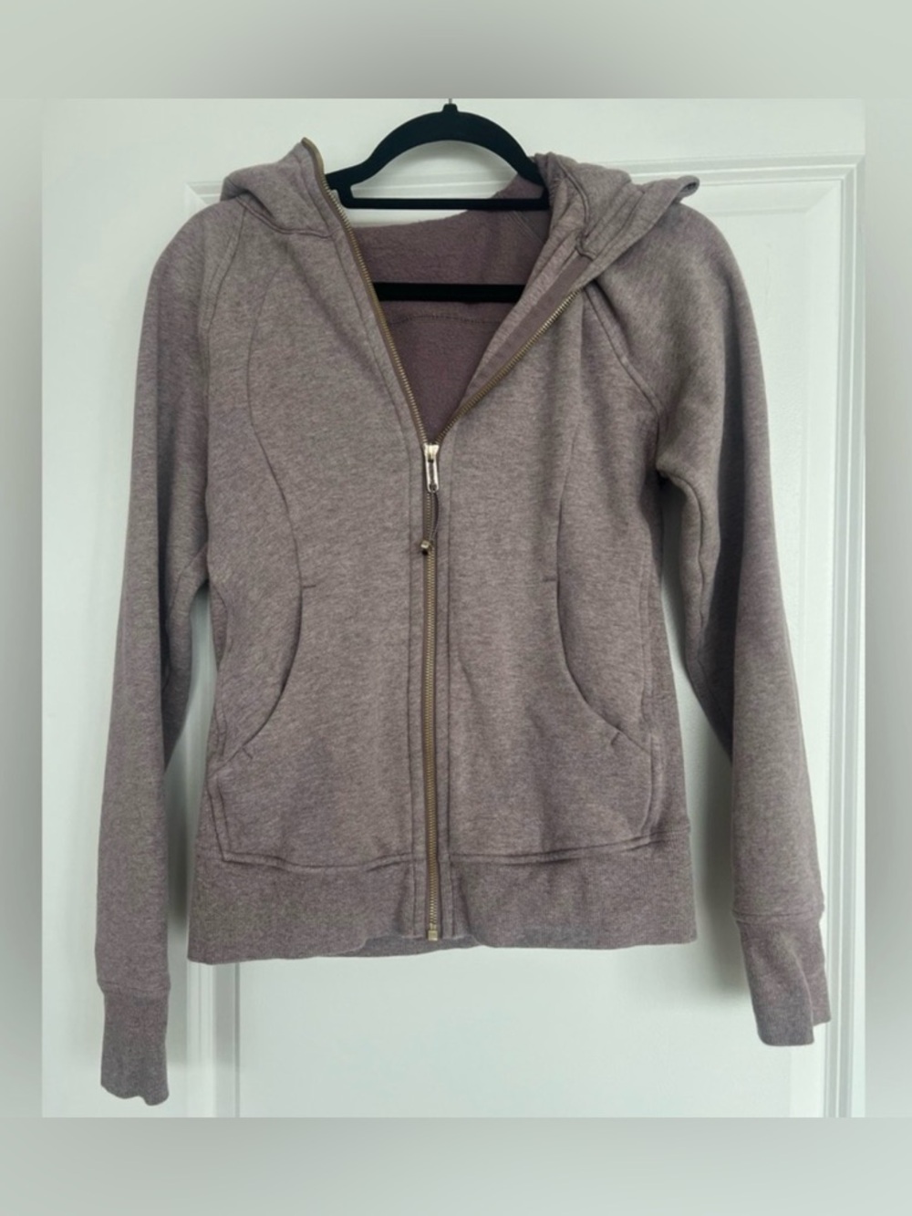 lululemon scuba full zip hoodie regular length size 6 EUC